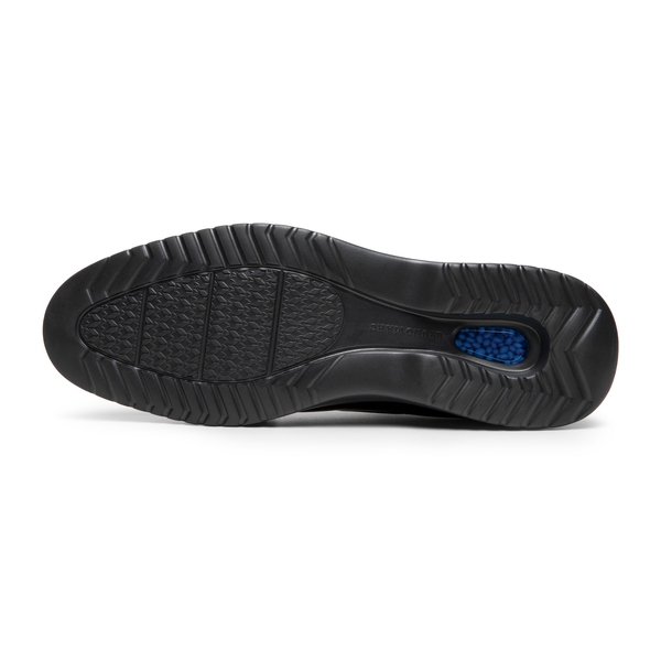 [MaxFlex Ease Polish] Men's Plain-Toe Lightweight Oxford Shoes - BLACK - 4