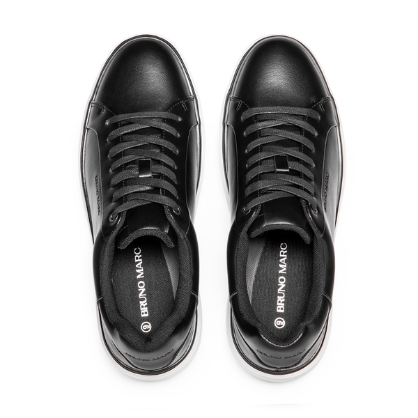 Men's Comfortable Smart Casual Sneakers - BLACK - 2