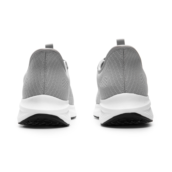 Men's Cushioned Mesh Walking Sneakers - GREY - 4