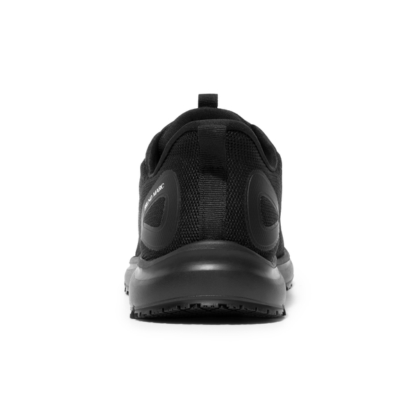 Men's Comfortable Mesh Work Sneakers - BLACK - 3