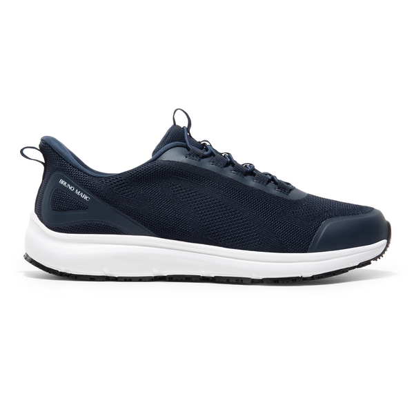 Men's Comfortable Mesh Work Sneakers - DARK BLUE - 1