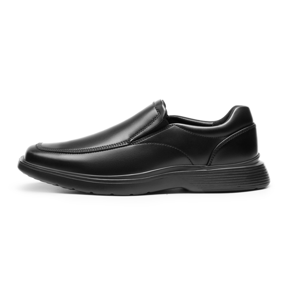 Men's Slip-On Classic Dress Loafers - BLACK - 1