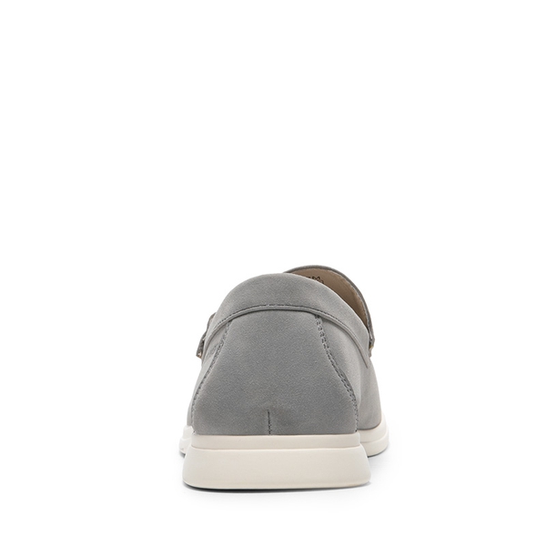 Men's Smart Casual Slip-On Loafers - GREY - 3
