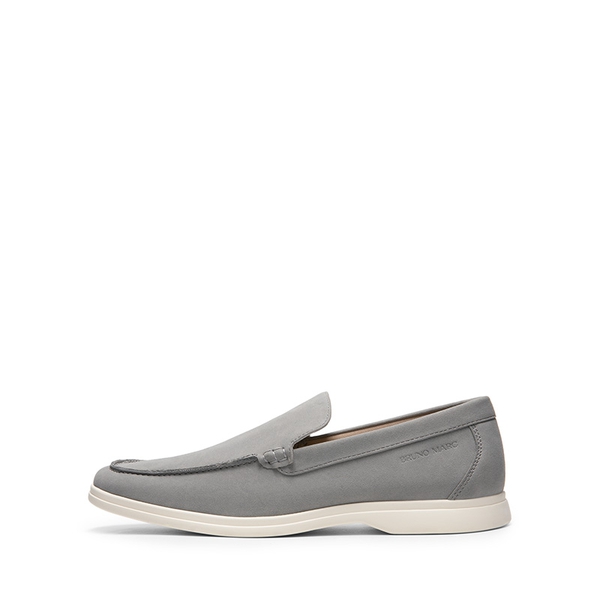 Men's Smart Casual Slip-On Loafers - GREY - 1