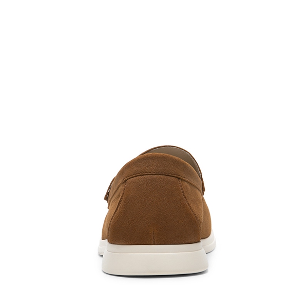 Men's Smart Casual Slip-On Loafers - BROWN - 3