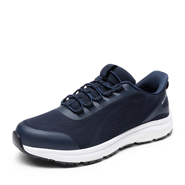 Men's Comfortable Mesh Work Sneakers - DARK BLUE -  0