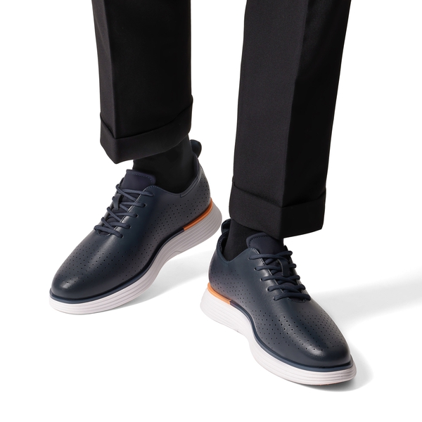 [MaxFlex SuiteCraft-] Men's Business Casual Oxford Sneakers - BLUE - 1
