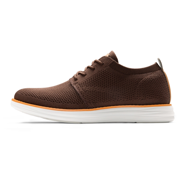 [KnitFlex Breeze] Men's Breathable Mesh Oxford Sneakers - BROWN - 2