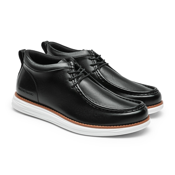 Men's Dress Chukka Boots - BLACK-PU - 3