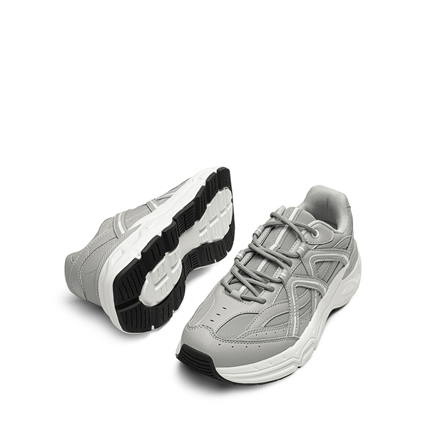 [Cam] Dream Pairs Men's Retro Fashion Sneakers - GREY - 3