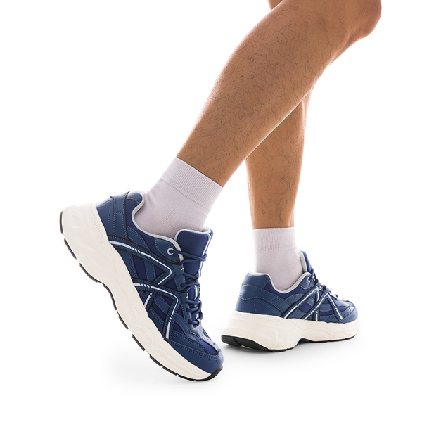 [Cam] Dream Pairs Men's Retro Fashion Sneakers - NAVY - 6
