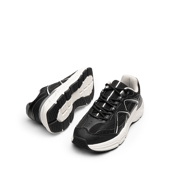 [Cam] Dream Pairs Men's Retro Fashion Sneakers - BLACK - 3