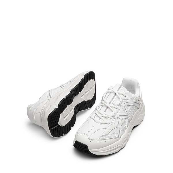 [Cam] Dream Pairs Men's Retro Fashion Sneakers - WHITE - 3
