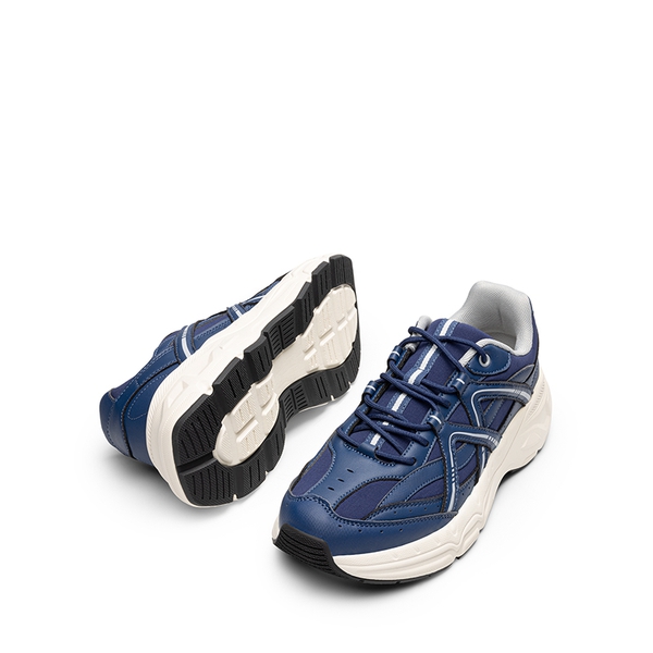 [Cam] Dream Pairs Men's Retro Fashion Sneakers - NAVY - 3
