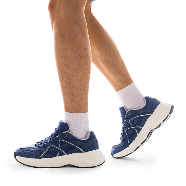 [Cam] Dream Pairs Men's Retro Fashion Sneakers - NAVY - 5