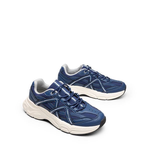 [Cam] Dream Pairs Men's Retro Fashion Sneakers - NAVY - 4