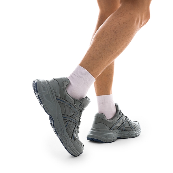 [Cam] Dream Pairs Men's Retro Fashion Sneakers - DARK GREY - 5