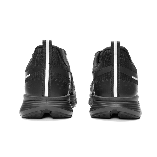 Men's Cushioned Mesh Lifestyle Sneakers - ALL BLACK - 6