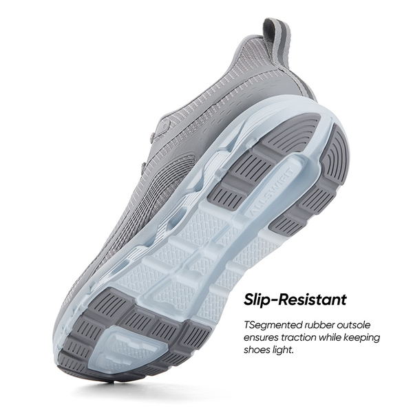 Men's Cushioned Mesh Lifestyle Sneakers - GREY - 2