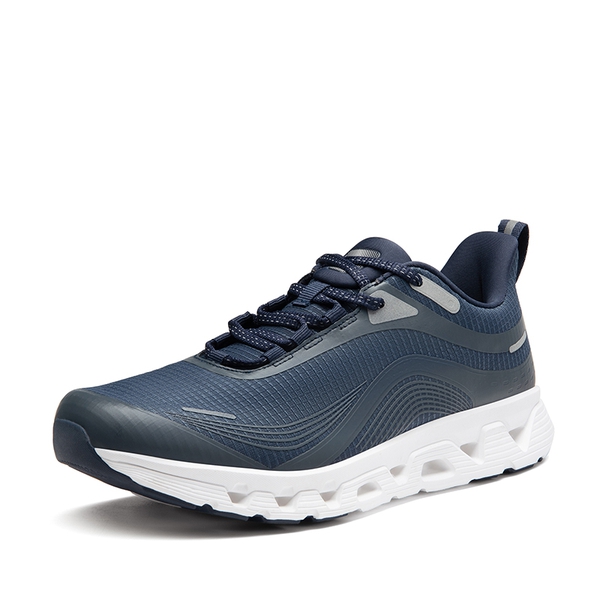 Men's Cushioned Mesh Lifestyle Sneakers - NAVY -  0