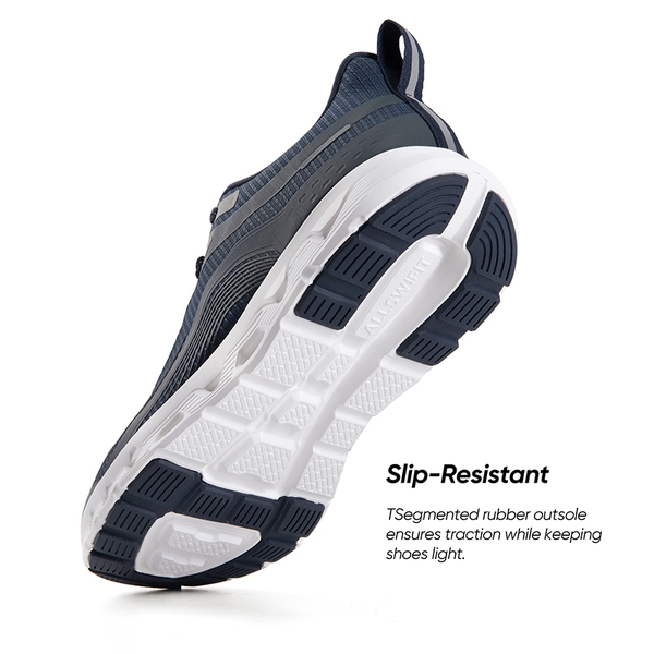 Men's Cushioned Mesh Lifestyle Sneakers - NAVY - 2