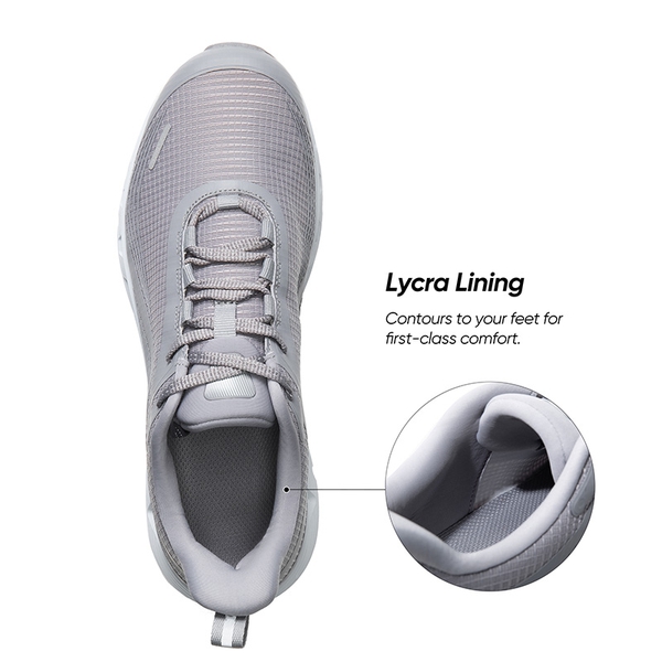 Men's Cushioned Mesh Lifestyle Sneakers - GREY - 1