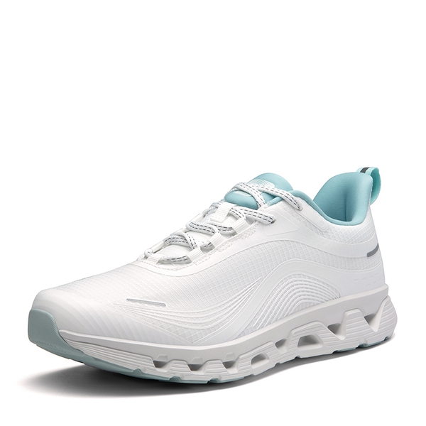 Men's Cushioned Mesh Lifestyle Sneakers - WHITE -  0