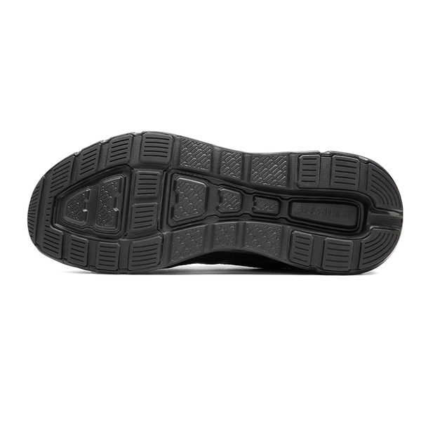 Men's Cushioned Mesh Lifestyle Sneakers - ALL BLACK - 5