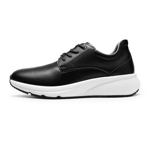 Men's Comfortable Dress Sneakers - BLACK - 1