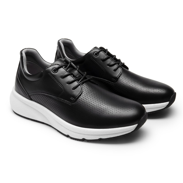 Men's Comfortable Dress Sneakers - BLACK - 2