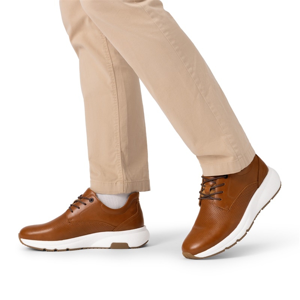 [MaxFlex ActiveMetro] Men's Comfortable Dress Sneakers - BROWN - 6