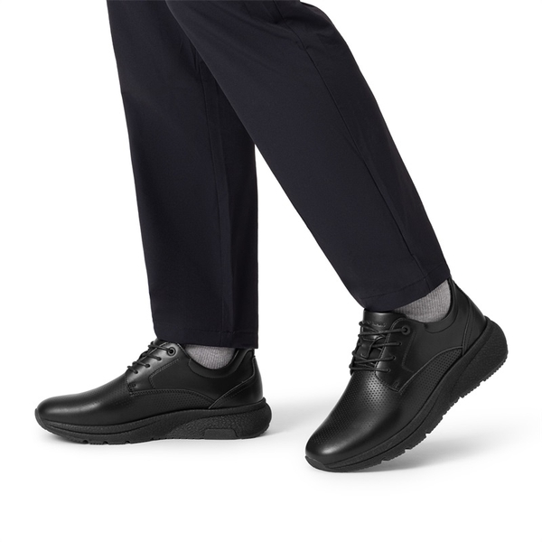 [MaxFlex ActiveMetro] Men's Comfortable Dress Sneakers - ALL BLACK - 6