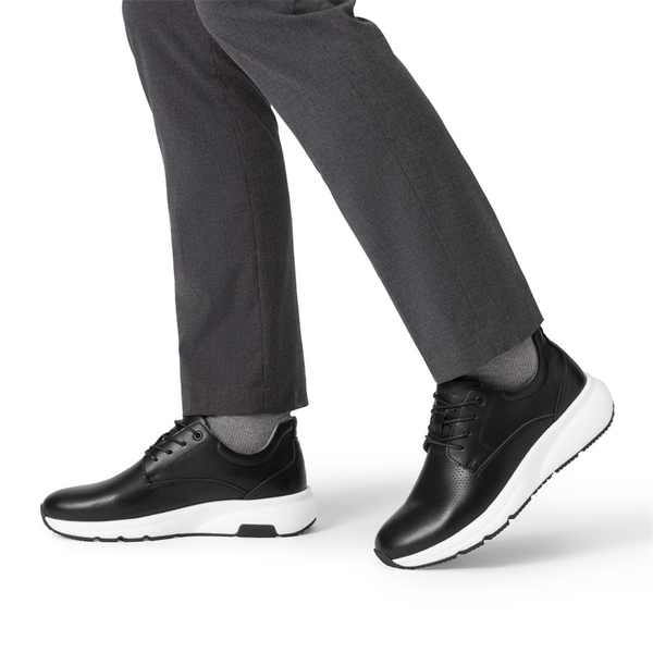 Men's Comfortable Dress Sneakers - BLACK - 6