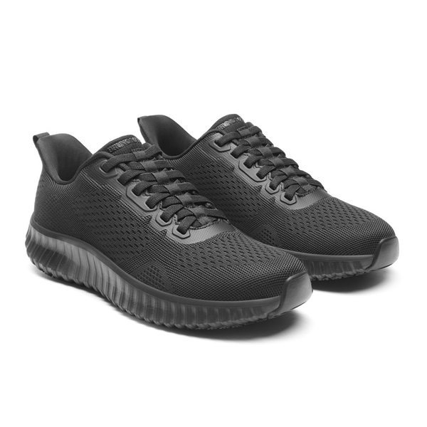 Men's Knitted Kitchen Work Shoes - BLACK - 2
