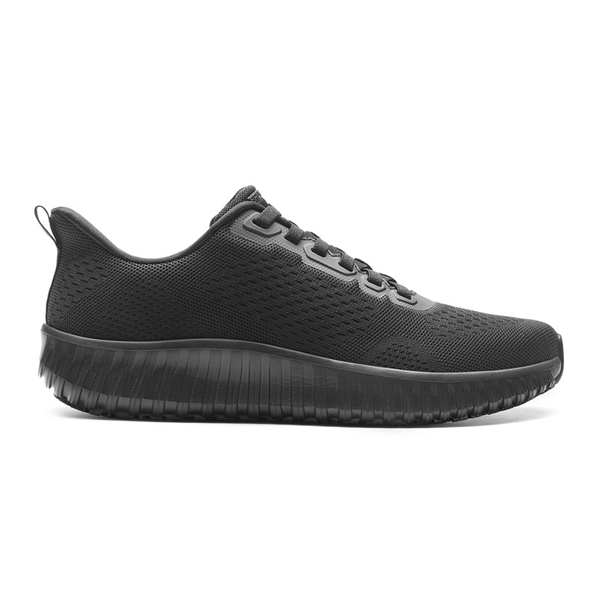 Men's Knitted Kitchen Work Shoes - BLACK - 1