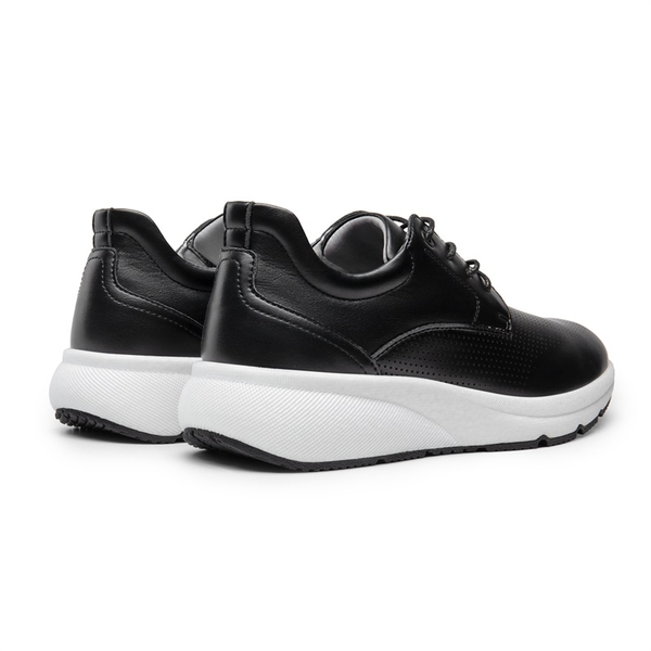 Men's Comfortable Dress Sneakers - BLACK - 4