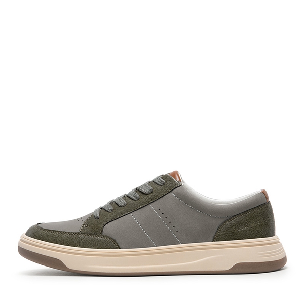 Men's Low Top Casual Fashion Sneakers - ARMY GREEN - 1