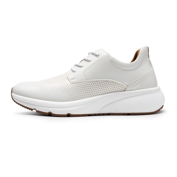 [MaxFlex ActiveMetro] Men's Comfortable Dress Sneakers - WHITE - 1
