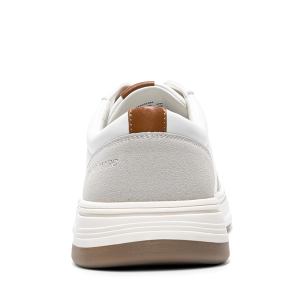 Men's Low Top Casual Fashion Sneakers - WHITE - 3