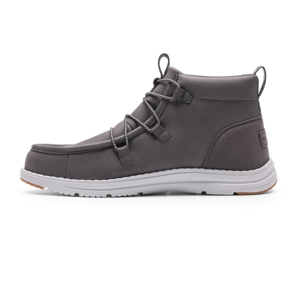 Men's Lightweight Slip-On Winter Boots - GREY-NUBUCK - 1