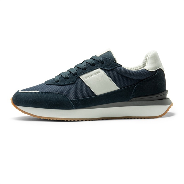 Men's Breathable Retro Sneakers - NAVY - 1