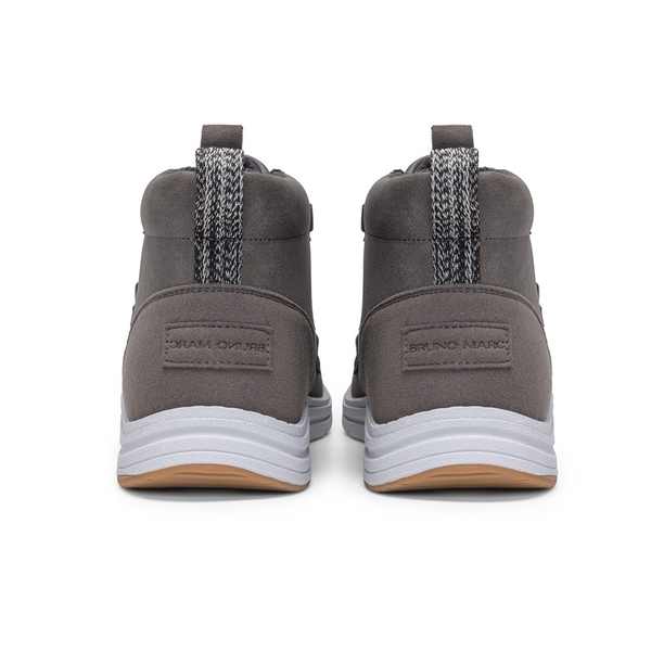 Men's Lightweight Slip-On Winter Boots - GREY-NUBUCK - 4