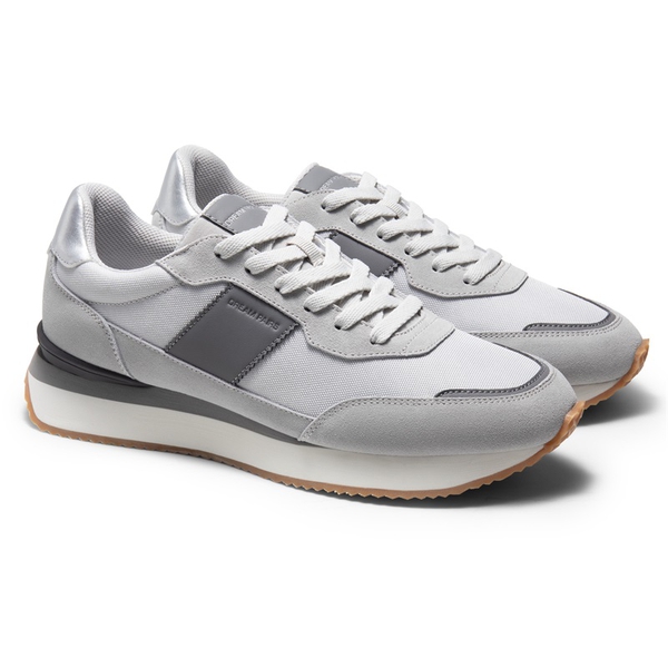 Men's Breathable Retro Sneakers - GREY - 2