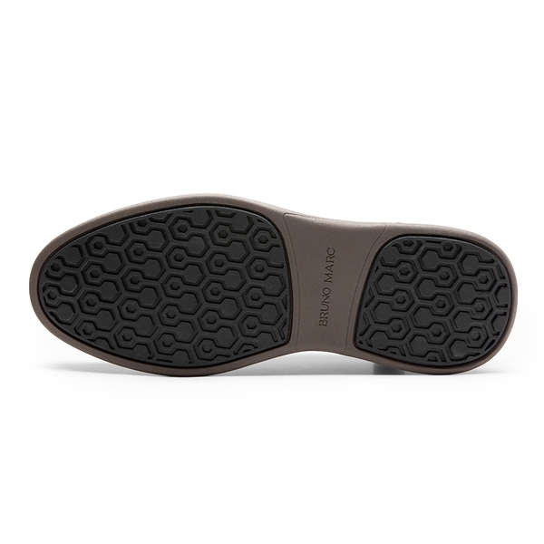 [MaxFlex SuiteCraft] Men's Casual Wingtip Dress Sneakers - BLACK/COFFEE - 3