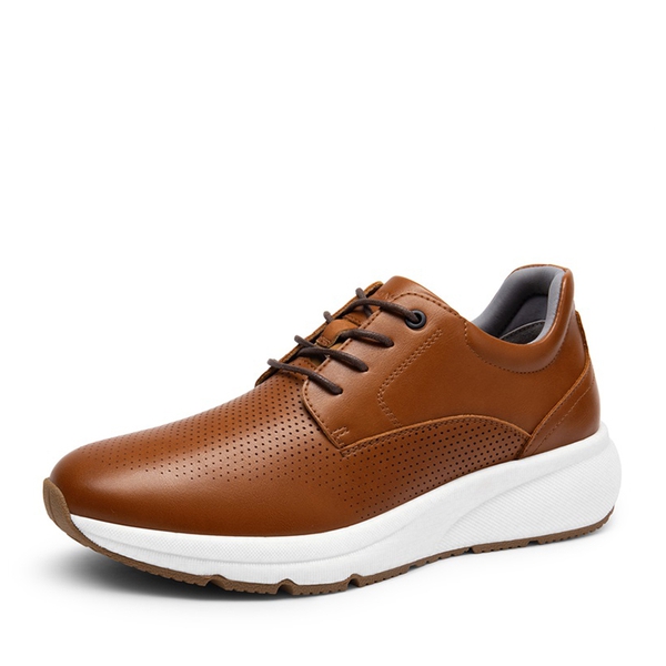 [MaxFlex ActiveMetro] Men's Comfortable Dress Sneakers - BROWN -  0