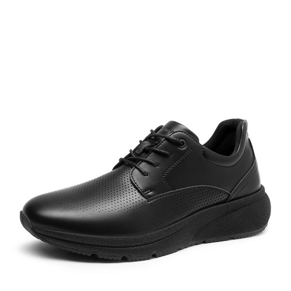 [MaxFlex ActiveMetro] Men's Comfortable Dress Sneakers - ALL BLACK -  0