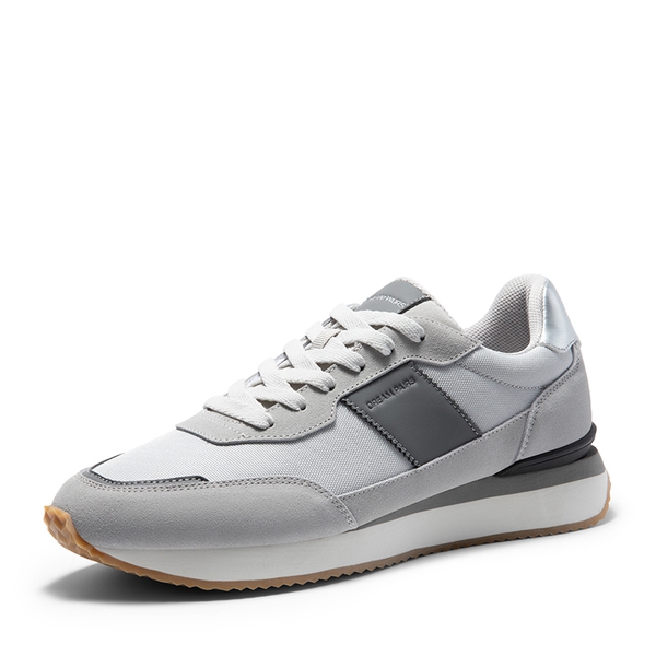 Men's Breathable Retro Sneakers - GREY -  0
