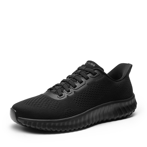 Men's Knitted Kitchen Work Shoes - BLACK -  0