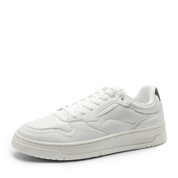 Men's Low-Top Fashion Sneakers - WHITE -  0