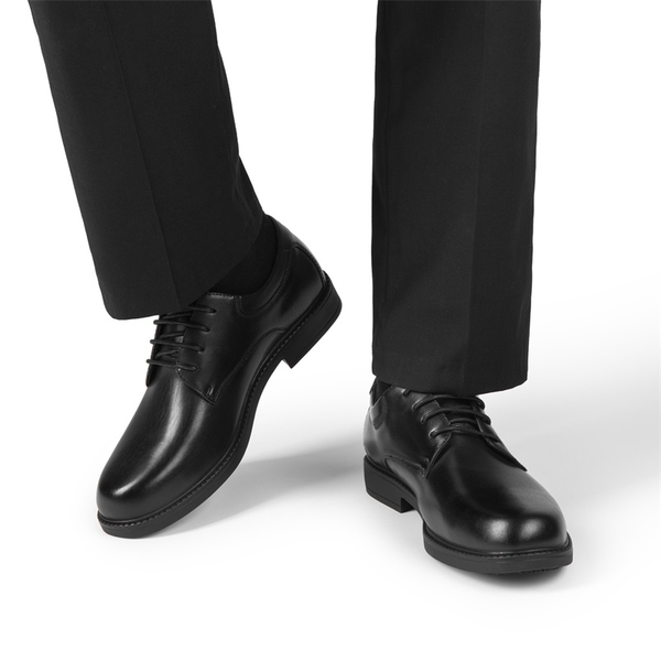 Men's Non-Slip Work Shoes - ALL BLACK-PU - 5